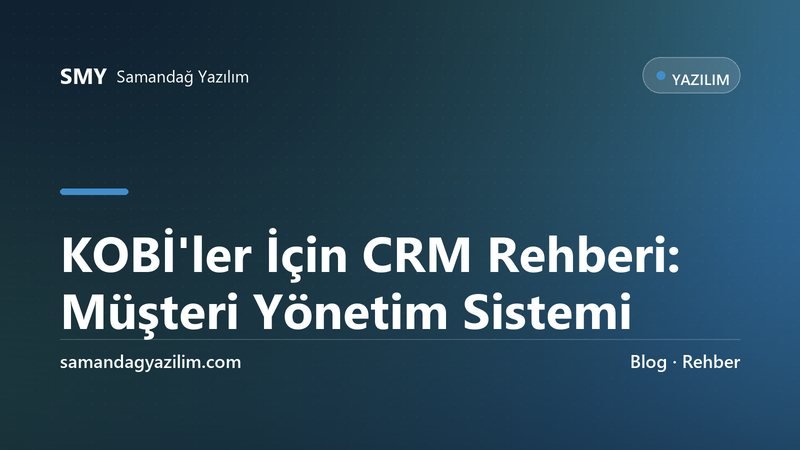CRM müşteri yönetim sistemi paneli