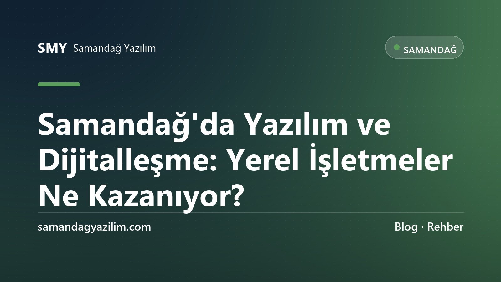 Samandağ’da bir işletmede kullanılan yönetim paneli ekranı